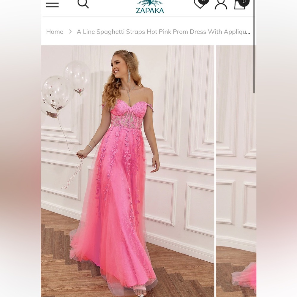 (Brand - Zapaka) (Size- 4) (Color- “Hot Pink”)